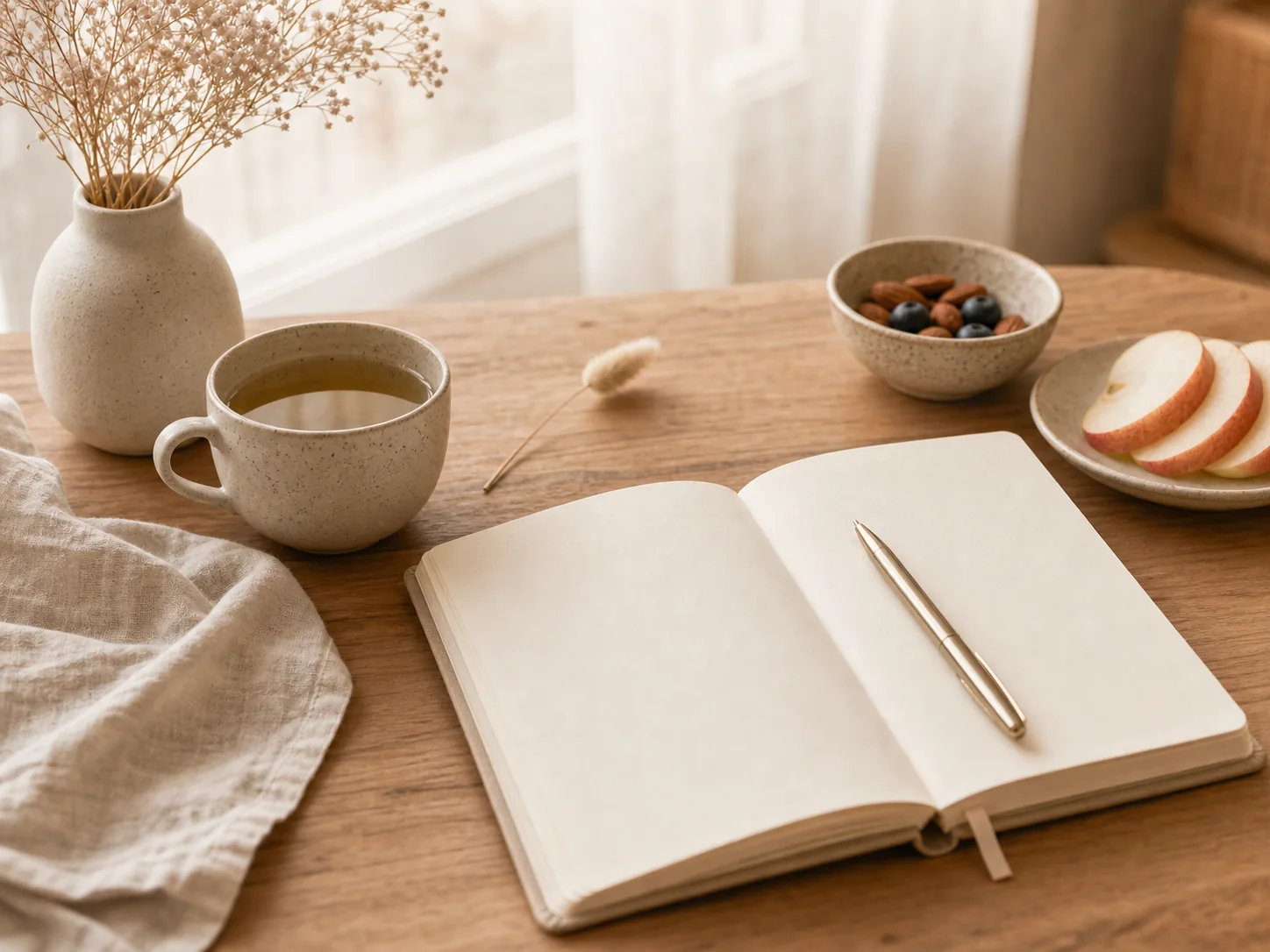 Carnet et rituel simple pour retrouver des repères